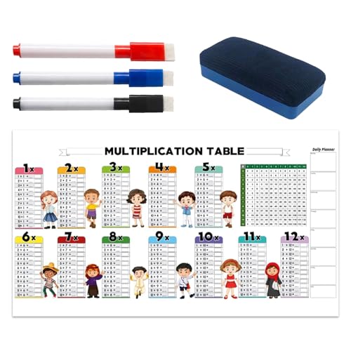 Multiplikationstabelle Diagramm - lebendiges pädagogisches Mathematik -Poster, Klassenzimmerlernen visuell | Laminiertes Zahlennetz für Wandstudienhilfe für Schüler, Kinder -Homeschool -Tool, Lehrerre Multiplikationstabelle Diagramm - lebendiges pädagogisches Mathematik -Poster, Klassenzimmerlernen visuell | Laminiertes Zahlennetz für Wandstudienhilfe für Schüler, Kinder -Homeschool -Tool, Lehrerre von Zestivra