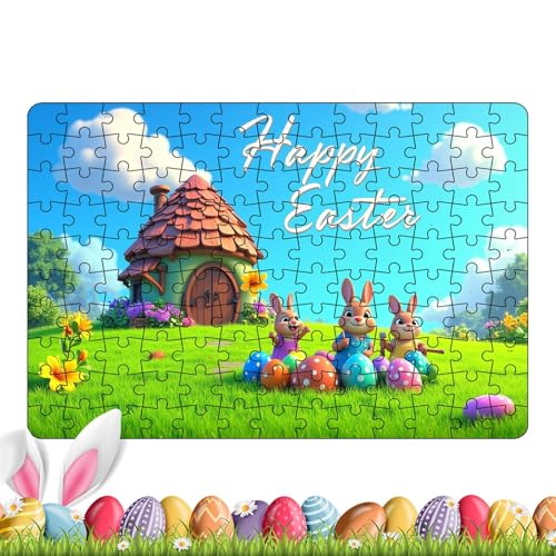 Osterpuzzle | Süße Ostereier Puzzle - Wohnkultur, Kaninchenfoto, Urlaubsdekoration, Cartoon-Osterbedarf Für Erwachsene, Kinder, Jugendliche Osterpuzzle | Süße Ostereier Puzzle - Wohnkultur, Kaninchenfoto, Urlaubsdekoration, Cartoon-Osterbedarf Für Erwachsene, Kinder, Jugendliche von Zestivra