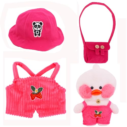Plüschente mit Kleidung - Cartoon-Plüschtier, weiche Puppe zum Ankleiden | Niedliches Zubehör-Set mit Outfits, dekoratives Geschenk für Kinderzimmer, Kuscheltiere zum Spielen Plüschente mit Kleidung - Cartoon-Plüschtier, weiche Puppe zum Ankleiden | Niedliches Zubehör-Set mit Outfits, dekoratives Geschenk für Kinderzimmer, Kuscheltiere zum Spielen von Zestivra