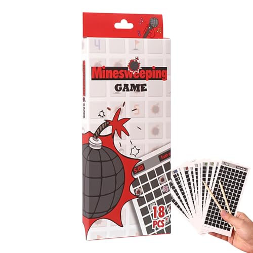 Rubbel-Puzzle-Karten – Brettspiel-Herausforderung, Interaktive Rätselaktivitäten | Lustiges Überraschungs-Unterhaltungspaket, Gruppen-Rätsel-Set mit abwechslungsreichem Spielspaß für Geburtstage im Ca von Zestivra