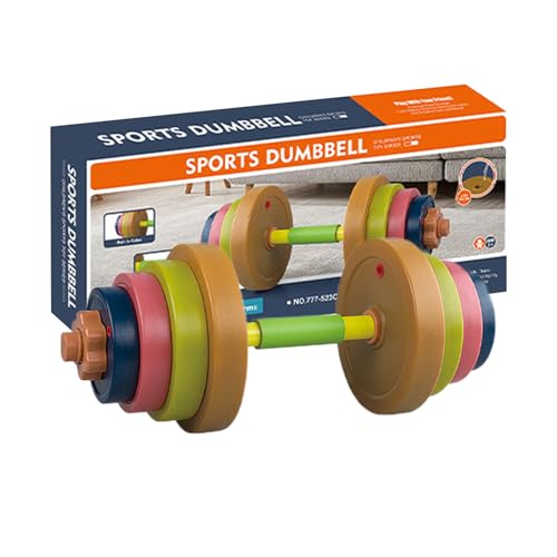 Spielzeuggewichtset - Kinder -Fitnessgeräte, Hantel -Trainingspüde | Stellen Sie Sich vor, DASS Fitness -Training Spielzeugausrüstung mit Einstellbarer Belastung für Mädchenübung Spielen und fr von Zestivra