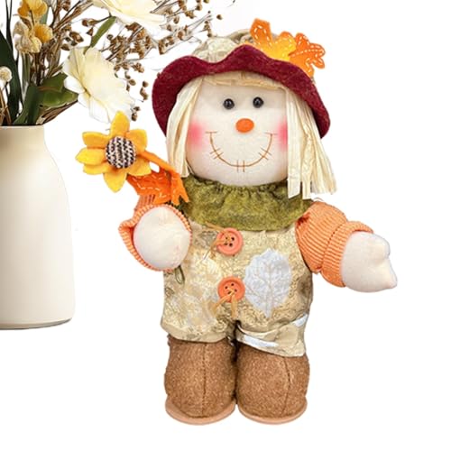 -Vogelscheuche-Puppe, Vogelscheuche-Push,9,06 Zoll -Tischdekorationen Universell Einsetzbar, Vogelscheuche Sitters Figuren, Ernte -Vogelscheuche-Puppe, Vogelscheuche-Push,9,06 Zoll -Tischdekorationen Universell Einsetzbar, Vogelscheuche Sitters Figuren, Ernte von Zestivra