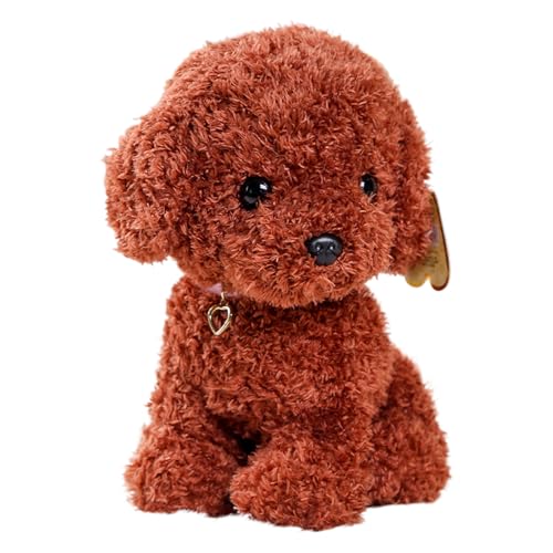 Welpe Plüschspielzeug - Weiches Hunde Stofftiere, kuschelige Floppy Pet Companion Puppe | Realistic Plushe PUP Figur gemütliches Kuscheln Buddy Toy, entzückendes Kinder Geschenk für Schlafzimmer Kind von Zestivra
