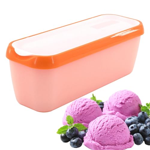 Zestivra Eiscremewanne | Küchenbehälter, 320 Ml Rechteckspeicherbehälter Mit Nicht Rutscher Basis, Gefrosteter Textur-Eispainer Für Sorbet, Gefrorener Joghurt Oder Zestivra Eiscremewanne | Küchenbehälter, 320 Ml Rechteckspeicherbehälter Mit Nicht Rutscher Basis, Gefrosteter Textur-Eispainer Für Sorbet, Gefrorener Joghurt Oder von Zestivra