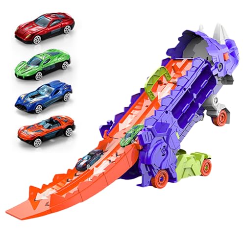 Zestivra Faltbarer Dinosaurier-LKW – Spielzeug für Kleinkinder, Schiebe-Transportwagen | Spielzeug für Kleinkinder, Rennspiel mit Druckgussbahn, Modell Zestivra Faltbarer Dinosaurier-LKW – Spielzeug für Kleinkinder, Schiebe-Transportwagen | Spielzeug für Kleinkinder, Rennspiel mit Druckgussbahn, Modell von Zestivra