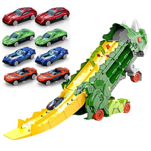 Zestivra Faltbarer Dinosaurier-LKW – Spielzeug für Kleinkinder, Schiebe-Transportwagen | Spielzeug für Kleinkinder, Rennspiel mit Druckgussbahn, Modell Zestivra Faltbarer Dinosaurier-LKW – Spielzeug für Kleinkinder, Schiebe-Transportwagen | Spielzeug für Kleinkinder, Rennspiel mit Druckgussbahn, Modell von Zestivra