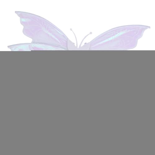 Zestivra Feenflügel mit Pailletten, Feenflügel mit Pailletten, Erwachsene, Schmetterlingskostüm, Fee, für Mädchen und Frauen, Schmetterlingsflügel für Erwachsene, Engelsflügel, Verkleidung von Zestivra