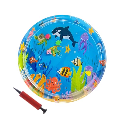 Zestivra Katzen-Wasserspielmatte - Interaktives kühlendes sensorisches Pad | Splash Toy Soft Texture Floor Activity Sheet für Indoor Haustiere Kätzchen Kinder Spaß Sommer Entertainment Zone Zestivra Katzen-Wasserspielmatte - Interaktives kühlendes sensorisches Pad | Splash Toy Soft Texture Floor Activity Sheet für Indoor Haustiere Kätzchen Kinder Spaß Sommer Entertainment Zone von Zestivra