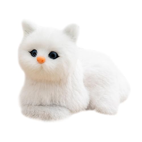 Zestivra Katzenplüschtier, Stofftier Katze 7,09 Zoll Miniatur-Katzenfiguren | Süßes Katzenpuppenspielzeug mit MIAU-Geräuschen, Foto-Requisiten, dekorative Figur für den Tisch Zestivra Katzenplüschtier, Stofftier Katze 7,09 Zoll Miniatur-Katzenfiguren | Süßes Katzenpuppenspielzeug mit MIAU-Geräuschen, Foto-Requisiten, dekorative Figur für den Tisch von Zestivra