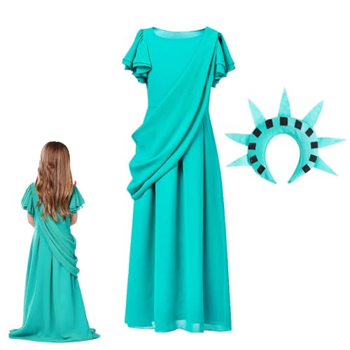 Zestivra Lady Kleid Kostüm Halloween Cosplay Kleider Freiheitsstatue - Freiheitsstatue Kleider Cosplay Kleider Für Partyzubehör Zestivra Lady Kleid Kostüm Halloween Cosplay Kleider Freiheitsstatue - Freiheitsstatue Kleider Cosplay Kleider Für Partyzubehör von Zestivra