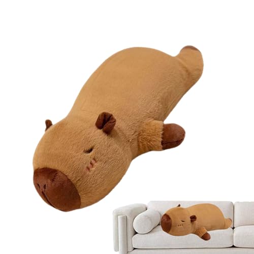 Zestivra Langes Capybara Kissen - Capybara Kissen | Capybara Umarmt Niedliches Cartoon Körper Weiches Kissen | Liegendes Capybara Körperkissen Zum Kuscheln Und Spielen Zestivra Langes Capybara Kissen - Capybara Kissen | Capybara Umarmt Niedliches Cartoon Körper Weiches Kissen | Liegendes Capybara Körperkissen Zum Kuscheln Und Spielen von Zestivra