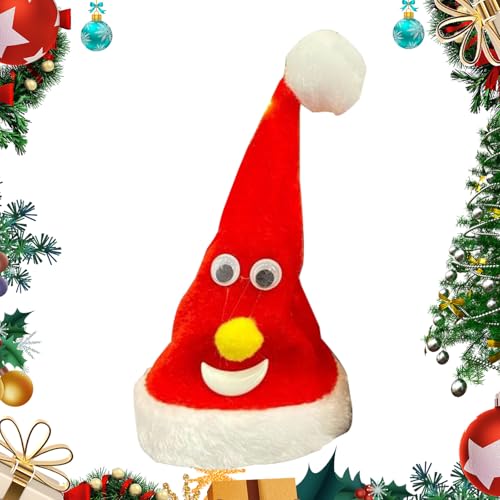 Zestivra Tanzende Elektrische Weihnachtsmann Mütze - Elektrisch Weihnachtsbaum Hut | Festdekoration Für Wohnung Zuhause Geburtstagsparty Klassenzimmer Schule Schlafzimmer Wohnzimmer Zestivra Tanzende Elektrische Weihnachtsmann Mütze - Elektrisch Weihnachtsbaum Hut | Festdekoration Für Wohnung Zuhause Geburtstagsparty Klassenzimmer Schule Schlafzimmer Wohnzimmer von Zestivra
