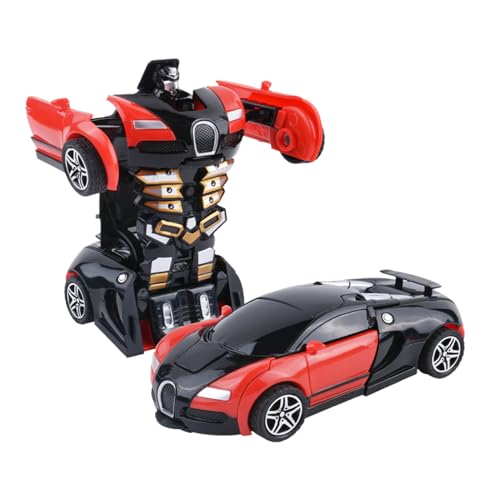 Zestivra Verwandeln Sie Autos für,Verwandeln Sie Autos für,Trägheitsfahrzeug-Roboterauto Besonderes Design Actionfiguren für, Verformungsspielzeug für Kleinkinderautos, pädagogisches von Zestivra