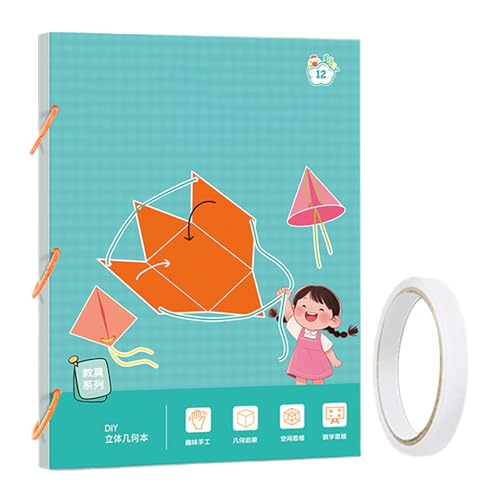 Pull String 3D Geometrie Lernbuch, 3D Geometrie Lernbuch Mit 9/12/15 Feststoffe, Lehrmaterial Für Jugendliche Mädchen Anfänger Homeschool Pull String 3D Geometrie Lernbuch, 3D Geometrie Lernbuch Mit 9/12/15 Feststoffe, Lehrmaterial Für Jugendliche Mädchen Anfänger Homeschool von Zetqhuu