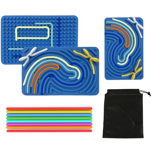 Sensorik Spielzeug, Activity Board , Reise Spielzeug Für Kinder Und Erwachsene, Stresslösung Und Therapie, 1 Stück In Blau, Für Entspannung, Hyperaktive Kinder, Druck freisetzen Sensorik Spielzeug, Activity Board , Reise Spielzeug Für Kinder Und Erwachsene, Stresslösung Und Therapie, 1 Stück In Blau, Für Entspannung, Hyperaktive Kinder, Druck freisetzen von ZexJpr