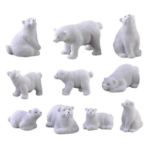 10er-Pack Eisbärfiguren Im Ins-Stil, DIY-Polarlandschafts-Gartendekorationen 10er-Pack Eisbärfiguren Im Ins-Stil, DIY-Polarlandschafts-Gartendekorationen von Zeyeo
