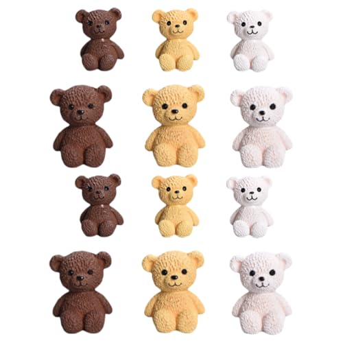 12-teilige Bärenpuppenfiguren, DIY-Garten- Und Topflandschaftsdekor-Ornamente 12-teilige Bärenpuppenfiguren, DIY-Garten- Und Topflandschaftsdekor-Ornamente von Zeyeo