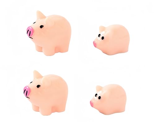 4er-Pack Mutterschwein- Und Ferkelfiguren, Feengarten-Dekor, Topfpflanzen-Landschaftsornamente 4er-Pack Mutterschwein- Und Ferkelfiguren, Feengarten-Dekor, Topfpflanzen-Landschaftsornamente von Zeyeo