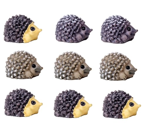9er-Pack Mini-Igelpuppen Aus Kunstharz, DIY-Ökologische Garten- Und Schreibtisch-Ornamente 9er-Pack Mini-Igelpuppen Aus Kunstharz, DIY-Ökologische Garten- Und Schreibtisch-Ornamente von Zeyeo