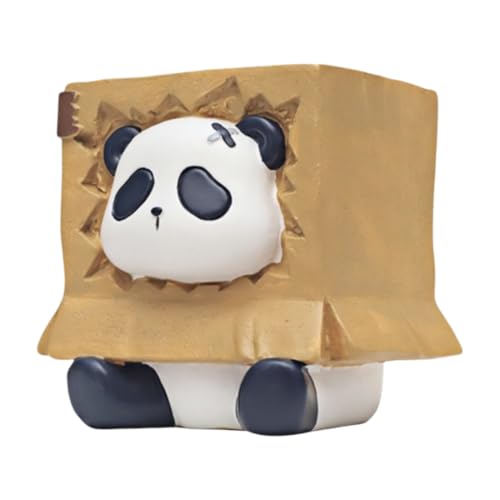 Niedliche Panda-Blumentopfstatuen, Topfornamente Für Zuhause, Balkon Und Schreibtisch(Probe) von Zeyeo
