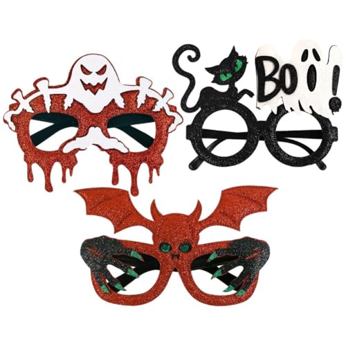 3pcs Halloween Lustige Brille Party Dekorative Brille Kostüm Foto Requisiten Für Festliche Feier Amüsantes Zubehör 3pcs Halloween Lustige Brille Party Dekorative Brille Kostüm Foto Requisiten Für Festliche Feier Amüsantes Zubehör von Zghhc