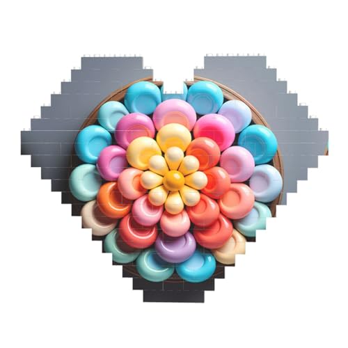 Buntes Bonbon-Druck-Baustein-Puzzle – herzförmige Bilderpuzzles, Holzbilder-Puzzles Buntes Bonbon-Druck-Baustein-Puzzle – herzförmige Bilderpuzzles, Holzbilder-Puzzles von ZhRiYan