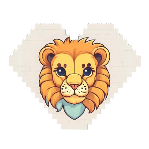 Cartoon Cute Little Lion Print Building Brick Block Puzzle - Heart Shaped Picture Puzzles, Wooden Picture Jigsaw Puzzles Cartoon Cute Little Lion Print Building Brick Block Puzzle - Heart Shaped Picture Puzzles, Wooden Picture Jigsaw Puzzles von ZhRiYan