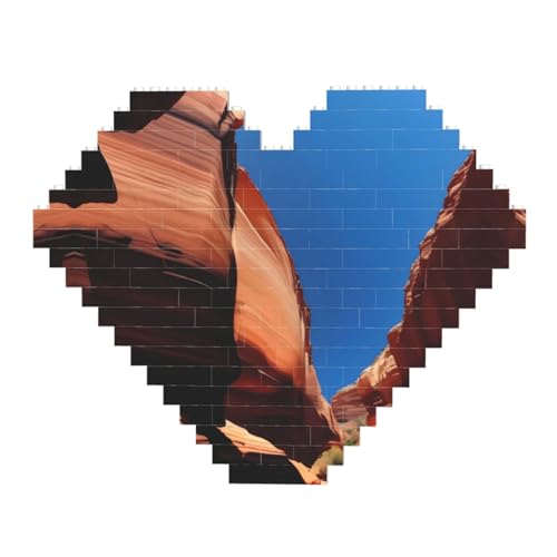 Gorge Scenery Print Building Brick Block Puzzle - Heart Shaped Picture Puzzles, Wooden Picture Jigsaw Puzzles Gorge Scenery Print Building Brick Block Puzzle - Heart Shaped Picture Puzzles, Wooden Picture Jigsaw Puzzles von ZhRiYan