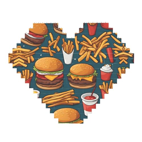 Lots of Tasty Food Print Building Brick Block Puzzle - Heart Shaped Picture Puzzles, Wooden Picture Jigsaw Puzzles Lots of Tasty Food Print Building Brick Block Puzzle - Heart Shaped Picture Puzzles, Wooden Picture Jigsaw Puzzles von ZhRiYan