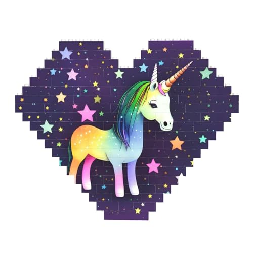 One-Horse Star Print Building Brick Block Puzzle - Heart Shaped Picture Puzzles, Wooden Picture Jigsaw Puzzles One-Horse Star Print Building Brick Block Puzzle - Heart Shaped Picture Puzzles, Wooden Picture Jigsaw Puzzles von ZhRiYan