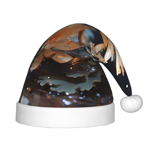 ZhRiYan Bohemian White Lotus Classic Santa Xmas New Year Party Headwear - Warm Holiday Hat - Perfect Headpieces for Christmas, Halloween von ZhRiYan