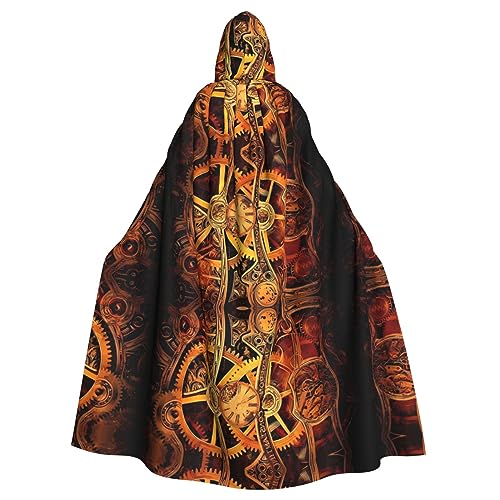 ZhRiYan Cooler Steampunk-Umhang mit Kapuze – ideal für Cosplay, Weihnachten, Halloween und Osterpartys – Stil für jede Bühne oder Maskerade von ZhRiYan