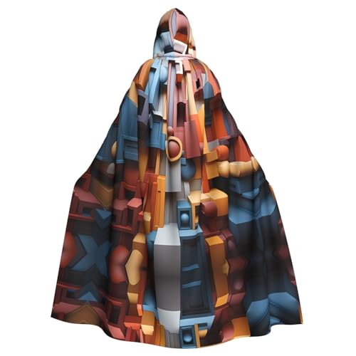 ZhRiYan Farbenfroher Weltraum-Kapuzenumhang – ideal für Cosplay, Weihnachten, Halloween und Osterpartys – Stil für jede Bühne oder Maskerade ZhRiYan Farbenfroher Weltraum-Kapuzenumhang – ideal für Cosplay, Weihnachten, Halloween und Osterpartys – Stil für jede Bühne oder Maskerade von ZhRiYan