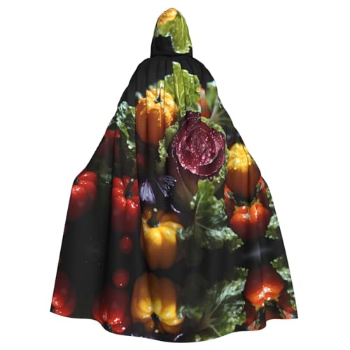 ZhRiYan Frischer Kohl-Kapuzenumhang – ideal für Cosplay, Weihnachten, Halloween und Osterpartys – Stil für jede Bühne oder Maskerade ZhRiYan Frischer Kohl-Kapuzenumhang – ideal für Cosplay, Weihnachten, Halloween und Osterpartys – Stil für jede Bühne oder Maskerade von ZhRiYan