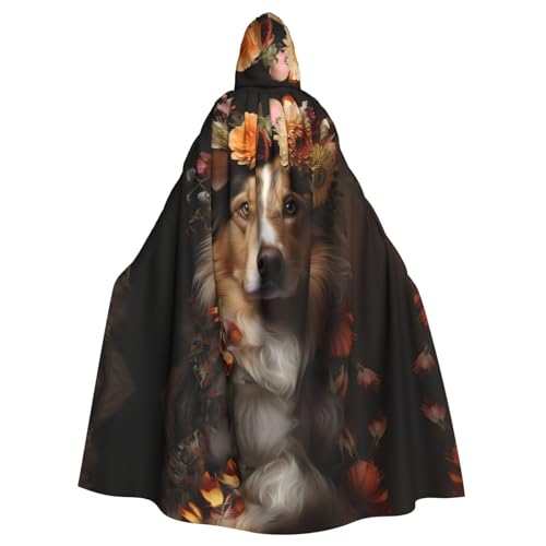 ZhRiYan Hunde-Mädchen mit Blumen Kapuzenumhang – ideal für Cosplay, Weihnachten, Halloween und Osterpartys – Stil für jede Bühne oder Maskerade ZhRiYan Hunde-Mädchen mit Blumen Kapuzenumhang – ideal für Cosplay, Weihnachten, Halloween und Osterpartys – Stil für jede Bühne oder Maskerade von ZhRiYan