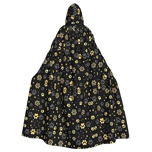 ZhRiYan Kapuzenumhang mit Hundepfotenabdruck – ideal für Cosplay, Weihnachten, Halloween und Osterpartys – Stil für jede Bühne oder Maskerade ZhRiYan Kapuzenumhang mit Hundepfotenabdruck – ideal für Cosplay, Weihnachten, Halloween und Osterpartys – Stil für jede Bühne oder Maskerade von ZhRiYan