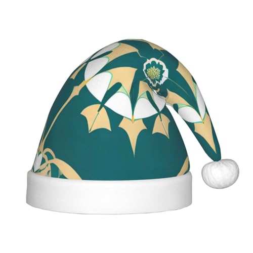 ZhRiYan Kopfbedeckung im exotischen Stil, floral, klassisch, Weihnachtsmann, Weihnachten, Neujahr, Party, warme Feiertagsmütze, perfekte Kopfbedeckung für Weihnachten, Halloween von ZhRiYan