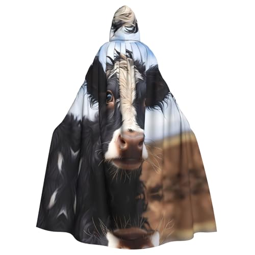 ZhRiYan Niedlicher Umhang mit Kuh-Kapuze – ideal für Cosplay, Weihnachten, Halloween und Osterpartys – Stil für jede Bühne oder Maskerade ZhRiYan Niedlicher Umhang mit Kuh-Kapuze – ideal für Cosplay, Weihnachten, Halloween und Osterpartys – Stil für jede Bühne oder Maskerade von ZhRiYan