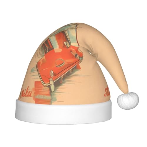 ZhRiYan Poster Auto Classic Santa Xmas New Year Party Headwear - Warm Holiday Hat - Perfect Headpieces for Christmas, Halloween ZhRiYan Poster Auto Classic Santa Xmas New Year Party Headwear - Warm Holiday Hat - Perfect Headpieces for Christmas, Halloween von ZhRiYan
