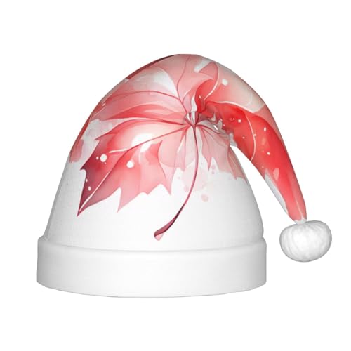 ZhRiYan Red Maple Leaf Classic Santa Xmas New Year Party Headwear - Warm Holiday Hat - Perfect Headpieces for Christmas, Halloween von ZhRiYan