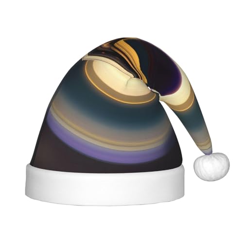 ZhRiYan Schöne Saturn Classic Santa Xmas New Year Party Headwear - Warm Holiday Hat - Perfekte Kopfschmuck für Weihnachten, Halloween von ZhRiYan