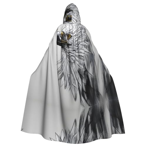 ZhRiYan Skizzieren eines Adler-Kapuzenumhangs – ideal für Cosplay, Weihnachten, Halloween und Osterpartys – Stil für jede Bühne oder Maskerade von ZhRiYan