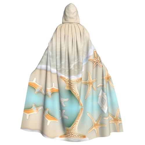 ZhRiYan Strand-Seestern-Umhang mit Kapuze – ideal für Cosplay, Weihnachten, Halloween und Osterpartys – Stil für jede Bühne oder Maskerade ZhRiYan Strand-Seestern-Umhang mit Kapuze – ideal für Cosplay, Weihnachten, Halloween und Osterpartys – Stil für jede Bühne oder Maskerade von ZhRiYan