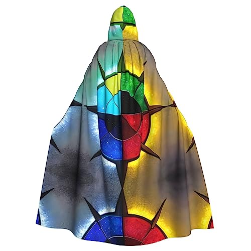ZhRiYan Umhang mit Kapuze – ideal für Cosplay, Weihnachten, Halloween und Osterpartys – Stil für jede Bühne oder Maskerade von ZhRiYan