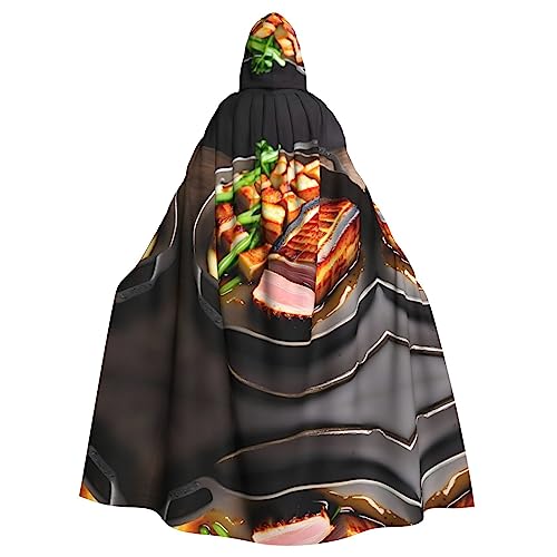 ZhRiYan Umhang mit Kapuze – ideal für Cosplay, Weihnachten, Halloween und Osterpartys – Stil für jede Bühne oder Maskerade von ZhRiYan