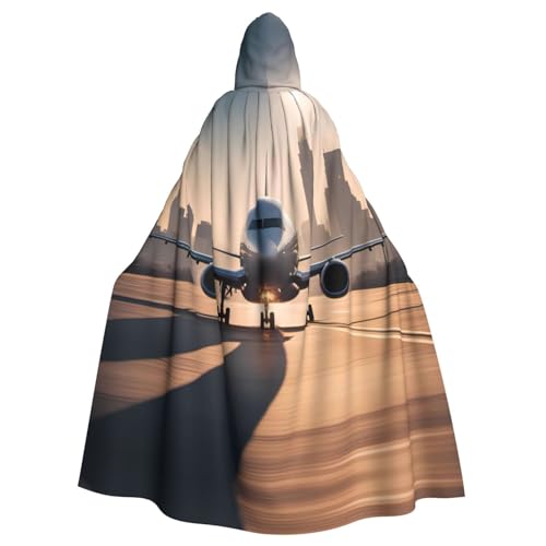 ZhRiYan Umhang mit Kapuze im Flugzeug – ideal für Cosplay, Weihnachten, Halloween und Osterpartys – Stil für jede Bühne oder Maskerade ZhRiYan Umhang mit Kapuze im Flugzeug – ideal für Cosplay, Weihnachten, Halloween und Osterpartys – Stil für jede Bühne oder Maskerade von ZhRiYan