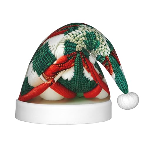ZhRiYan Wollstoffmuster Klassische Weihnachtsmann-Kopfbedeckung für Weihnachten, Neujahr, Party, warme Feiertagsmütze, perfekte Kopfbedeckung für Weihnachten, Halloween ZhRiYan Wollstoffmuster Klassische Weihnachtsmann-Kopfbedeckung für Weihnachten, Neujahr, Party, warme Feiertagsmütze, perfekte Kopfbedeckung für Weihnachten, Halloween von ZhRiYan