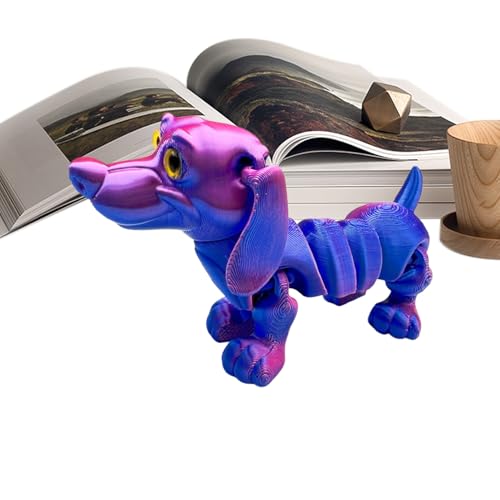 Zhadyu 3D Gedrucktes Spielzeug - Biegsame Tiere Als Spielzeug Figur - Leichte Figuren Sammlerstücke Realistische Und Niedliche Dekorationsobjekte Für Büros Und Schlafzimmer Ostern Und Kinder Und von Zhadyu