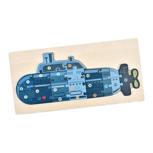 Zhadyu 3D Holzpuzzle - Kinderpuzzle Spielzeug - Interaktiver Bausatz In Panzer-Form Aus Holz Lernspielzeug Kreativgeschenk Für Kinder Und Erwachsene von Zhadyu