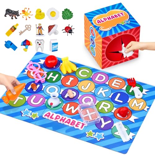 Zhadyu Alphabet Laute Lernkübel,Buchstaben Zuordnungsspiel - Pädagogische Aktivitäten Wortspiel Für Klassenzimmer Kindergarten Vorschule Zuhause Zhadyu Alphabet Laute Lernkübel,Buchstaben Zuordnungsspiel - Pädagogische Aktivitäten Wortspiel Für Klassenzimmer Kindergarten Vorschule Zuhause von Zhadyu